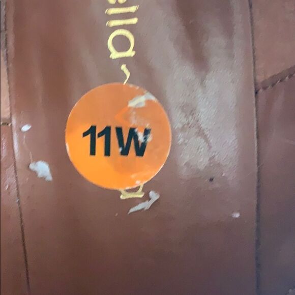 Bella Vita Tan Vegan Leather Booties Sz 11W - Picture 5 of 6